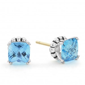  Blue Topaz studs