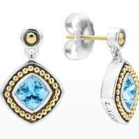 Blue Topaz drop earrings