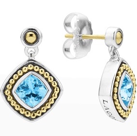  Blue Topaz drop earrings